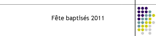 Fte baptiss 2011